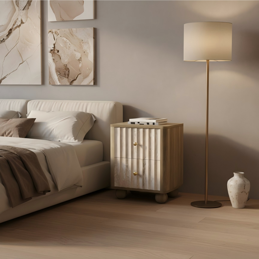 Pebble Groove Nightstand
